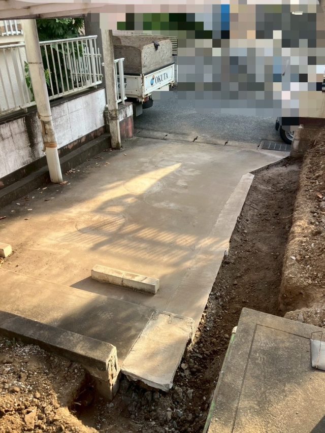 駐車場解体