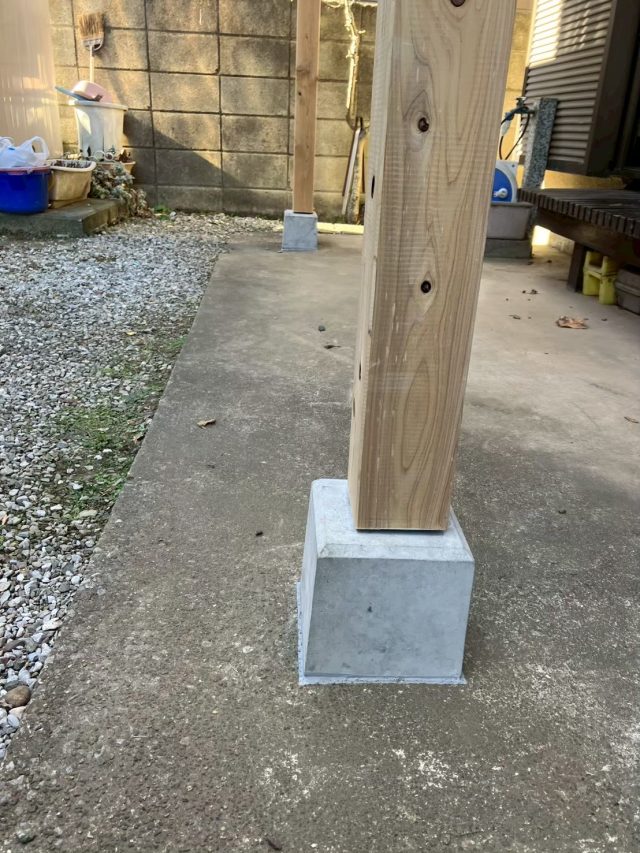 束石　リフォーム