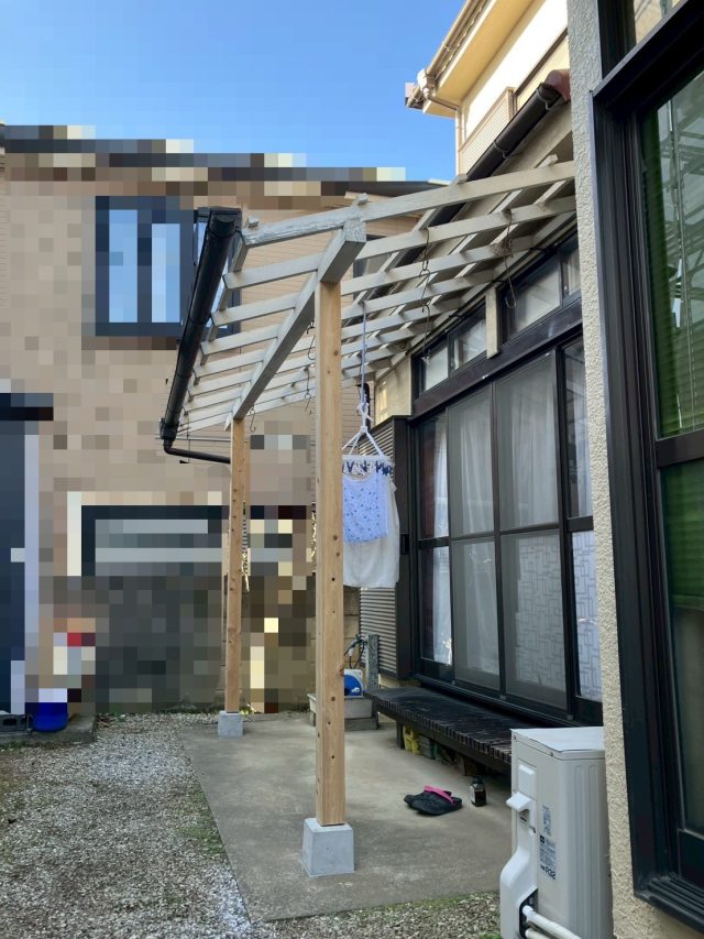 ウッドテラス補修