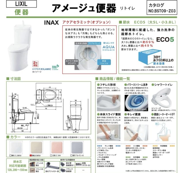 アメージュ便器 リフォーム