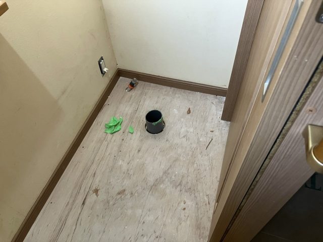トイレ 床やり変え